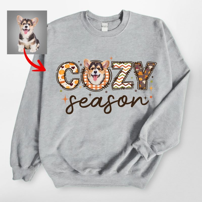 Cozy Season Gildand Sweatshirt For Dog Owners, Fall Vibes Sweatshirt - Pawarts