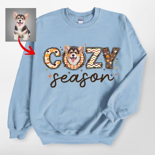 Cozy Season Gildand Sweatshirt For Dog Owners, Fall Vibes Sweatshirt - Pawarts