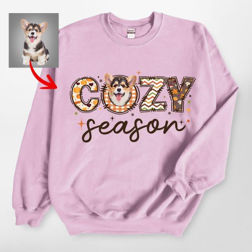 Cozy Season Gildand Sweatshirt For Dog Owners, Fall Vibes Sweatshirt - Pawarts