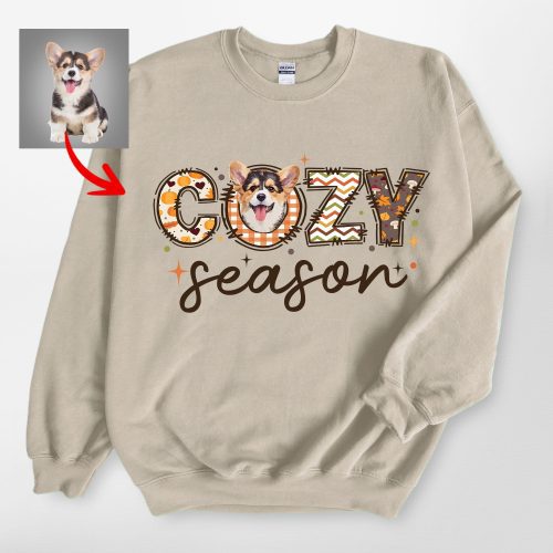 Cozy Season Gildand Sweatshirt For Dog Owners, Fall Vibes Sweatshirt - Pawarts