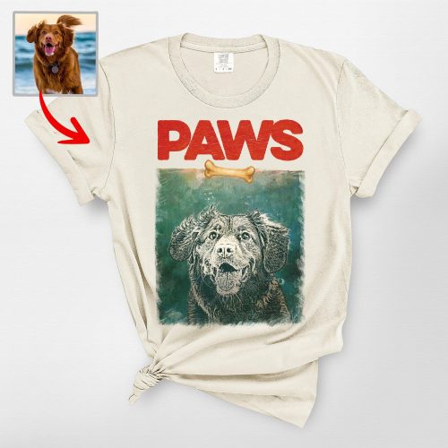 Funny Paws T-Shirt For Dog Owners, Comfort Colors Tee - Pawarts