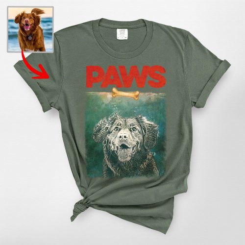 Funny Paws T-Shirt For Dog Owners, Comfort Colors Tee - Pawarts