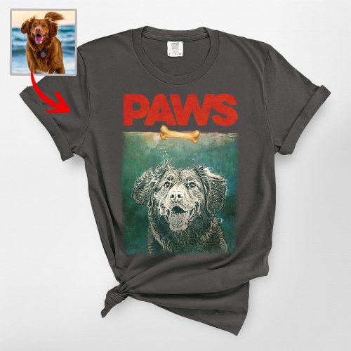 Funny Paws T-Shirt For Dog Owners, Comfort Colors Tee - Pawarts