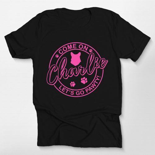 Pawarts | Custom Charlie Barbie for Dog Lovers T- Shirt - Pawarts