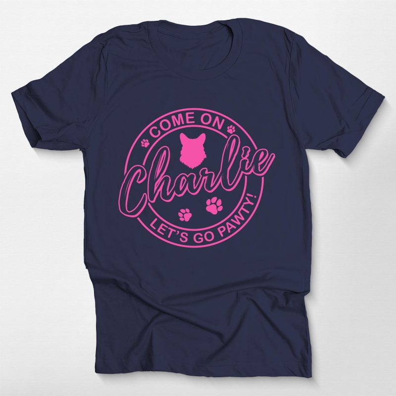 Pawarts | Custom Charlie Barbie for Dog Lovers T- Shirt - Pawarts