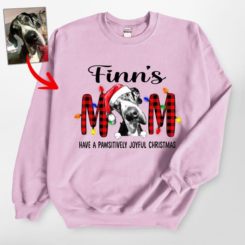 Good Christmas Gift for Dog Lovers Gildan Sweatshirt - Custom Dog Sketch - Pawarts