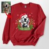 Christmas Gildan Sweatshirt Custom Dog Photo for Dog Lovers - Pawarts