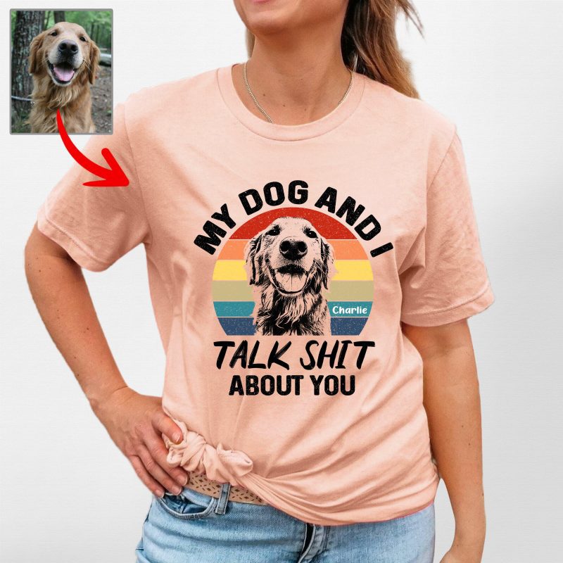 Pawarts | Hilarious Personalized Dog T-shirt For Dog Mom - Pawarts