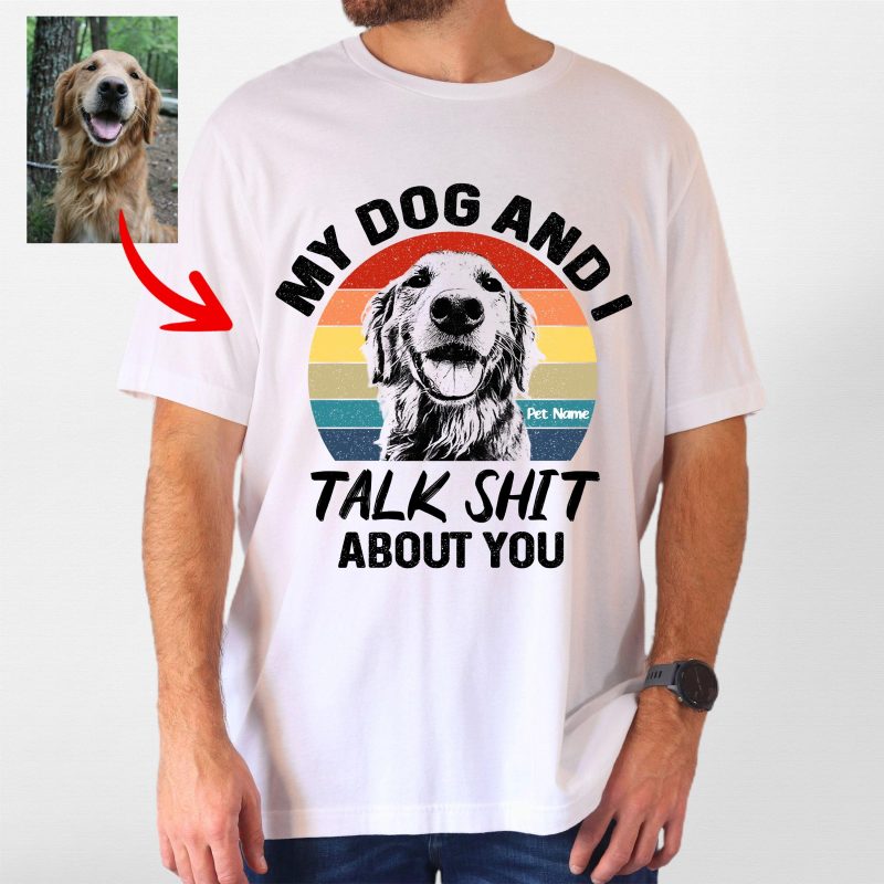 Pawarts | Hilarious Personalized Dog T-shirt For Dog Dad - Pawarts