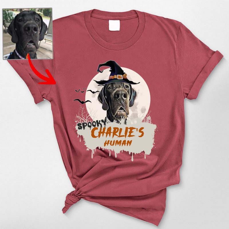 Pawarts | Super Spooky Customized Dog Comfort Colors T-Shirt [Best For Halloween] - Pawarts