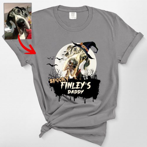 Pawarts | Super Spooky Customized Dog Comfort Colors T-Shirt [Best For Halloween] - Pawarts