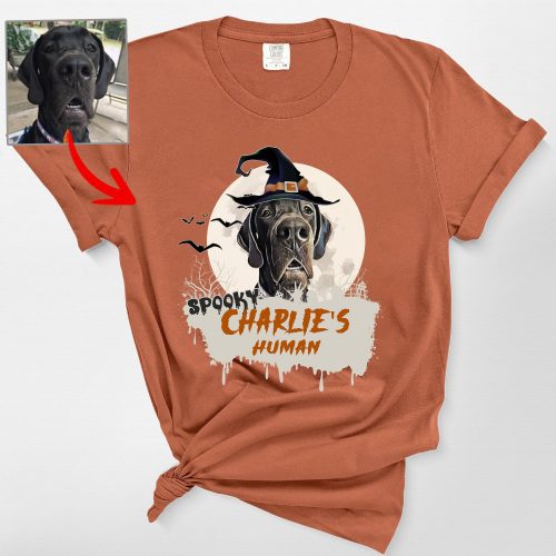 Pawarts | Super Spooky Customized Dog Comfort Colors T-Shirt [Best For Halloween] - Pawarts