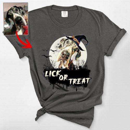 Pawarts | Super Spooky Customized Dog Comfort Colors T-Shirt [Best For Halloween] - Pawarts