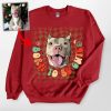 Pawarts | Born To Be Cute Personalized Dog Portrait Sweatshirt [Christmas Gift] - Pawarts