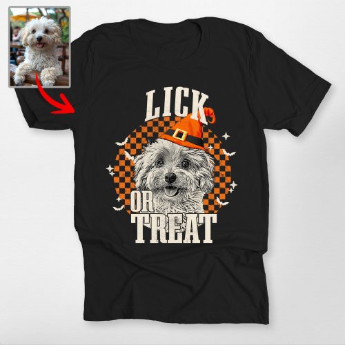 Pawarts | Freaky Custom Dog Portrait Unisex T-shirt [Halloween Gift For Dog Lovers] - Pawarts