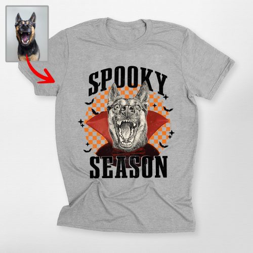 Pawarts | Freaky Custom Dog Portrait Unisex T-shirt [Halloween Gift For Dog Lovers] - Pawarts