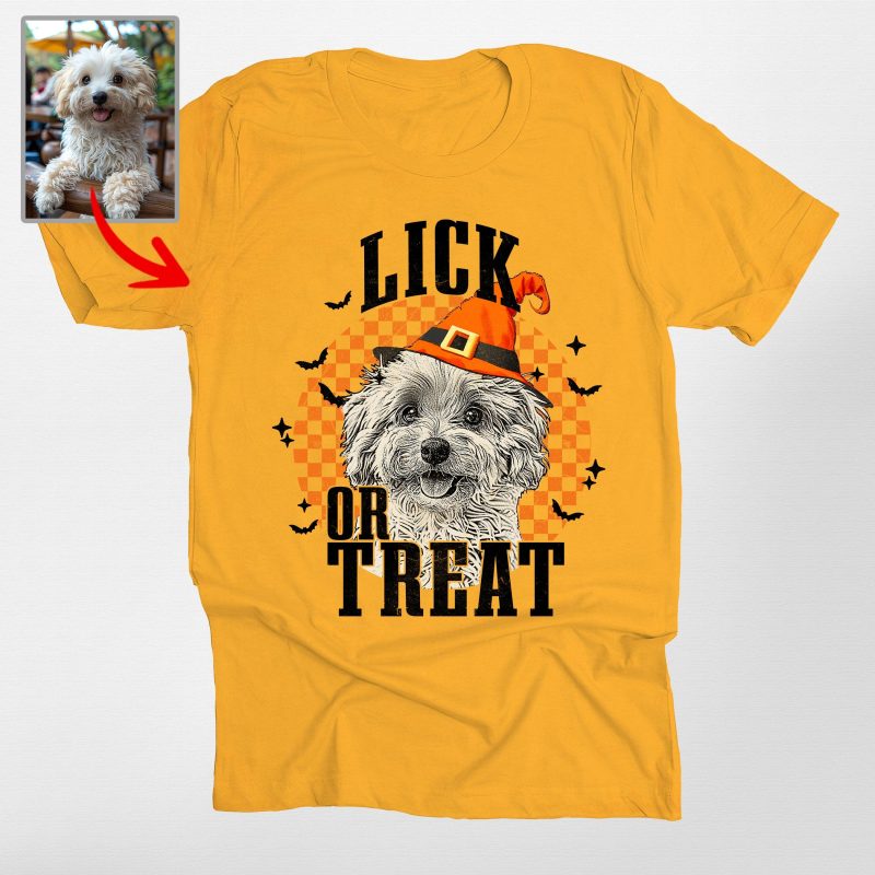 Pawarts | Freaky Custom Dog Portrait Unisex T-shirt [Halloween Gift For Dog Lovers] - Pawarts