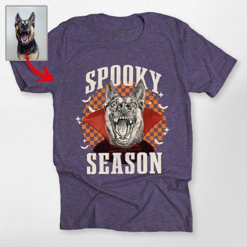 Pawarts | Freaky Custom Dog Portrait Unisex T-shirt [Halloween Gift For Dog Lovers] - Pawarts