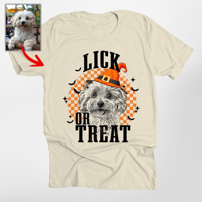 Pawarts | Freaky Custom Dog Portrait Unisex T-shirt [Halloween Gift For Dog Lovers] - Pawarts