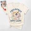 Pawarts | Custom Vintage Dog Lady Comfort Colors T-Shirt For Dog Mom - Pawarts