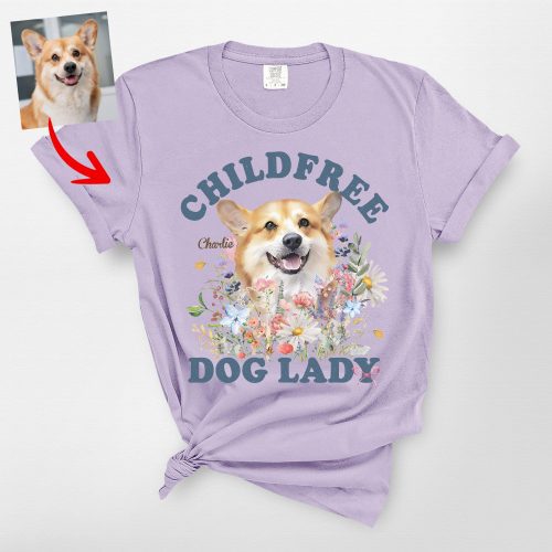 Pawarts | Custom Vintage Dog Lady Comfort Colors T-Shirt For Dog Mom - Pawarts