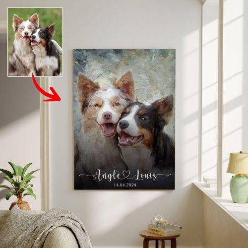 Pawarts | Custom Dog Colorful Painting Canvas [Impressive Gift For Dog Lovers] - Pawarts