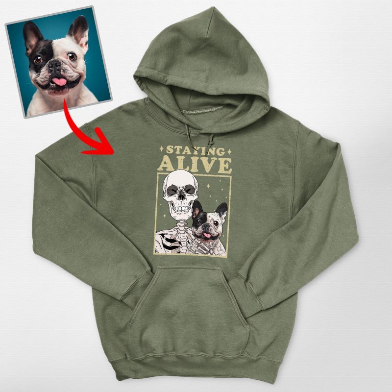 Pawarts | Hilarious Personalized Dog Portrait Hoodie [Perfect For Halloween] - Pawarts