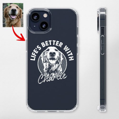 Pawarts | Sketch Customized Dog Phone Case For Dog Lovers - Pawarts