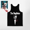 The DogFather - Personalized Dog Photo Unisex Tank Top For Dog Dad - Pawarts