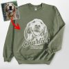 Cozy Custom Dog Sketch Gildan Sweatshirt, Gifts for Dog Lovers - Pawarts