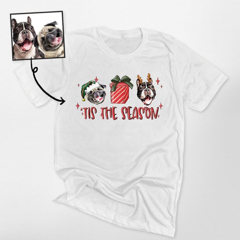 Pawarts | [Tis The Season] Personalized Dog T-shirt For Human - Pawarts