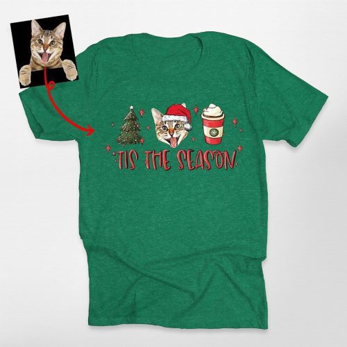 Pawarts | [Tis The Season] Personalized Dog T-shirt For Human - Pawarts