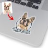 Pawarts | Colorful Personalized Dog Portrait Stickers - Pawarts