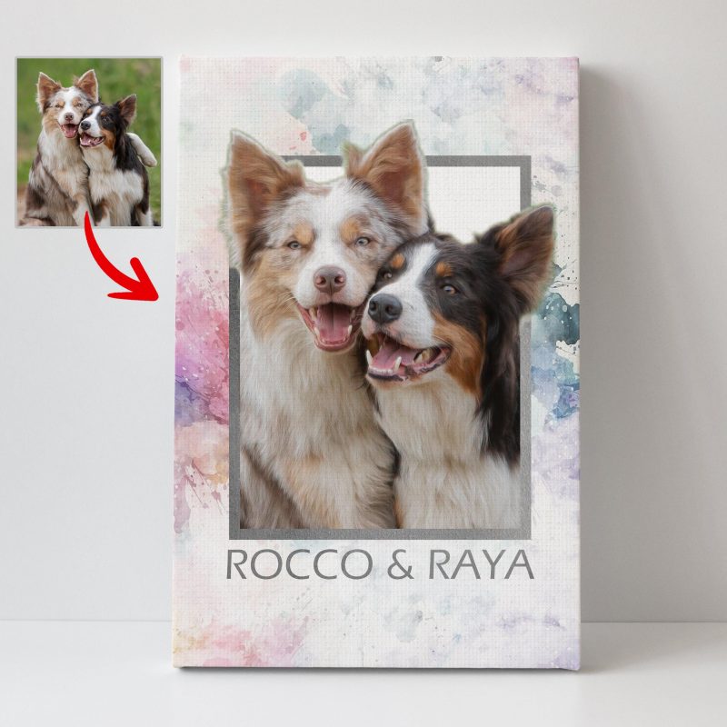 Pawarts | Super Cute Custom Dog Canvas [Special Gift For Dog Lovers] - Pawarts