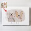 Pawarts | Cute Customized Dogs Canvas [Meaningful Gift For Dog Lovers] - Pawarts