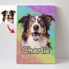 Pawarts | Customized Dog Galaxy Canvas [Memorial Gift For Dog Lovers] - Pawarts