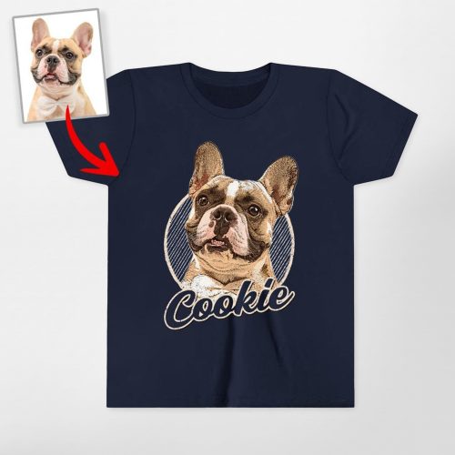 Dog's Favorite Human Shirt - Custom Dog Painting for Kids - Pawarts