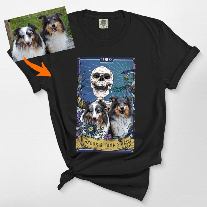 Pawarts | Spooky Customized Comfort Color T-shirts [For Dog's Human] - Pawarts