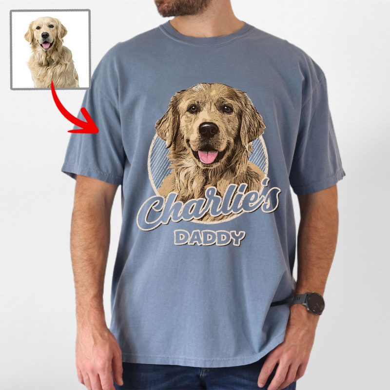 Life is Better with A Dog Custom Comfort Colors Tee for Dog Dads - Pawarts