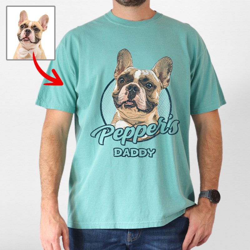 Life is Better with A Dog Custom Comfort Colors Tee for Dog Dads - Pawarts