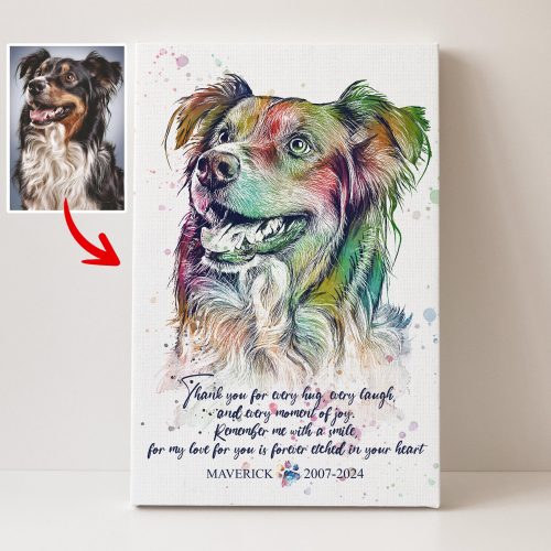 Pawarts | Unique Custom Dog Canvas [Memorial Gift for Dog Lovers] - Pawarts