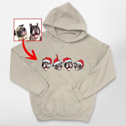 Pawarts | Cute Customized Dog Portrait Hoodies For Hooman [Lovely Xmas Gift] - Pawarts