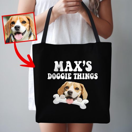 Pawarts | Custom Doggie Things Tote Bag - Pawarts