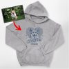 Heart-Shaped Custom Dog Sketch Gildan Hoodie, Gifts For Dog Lovers - Pawarts