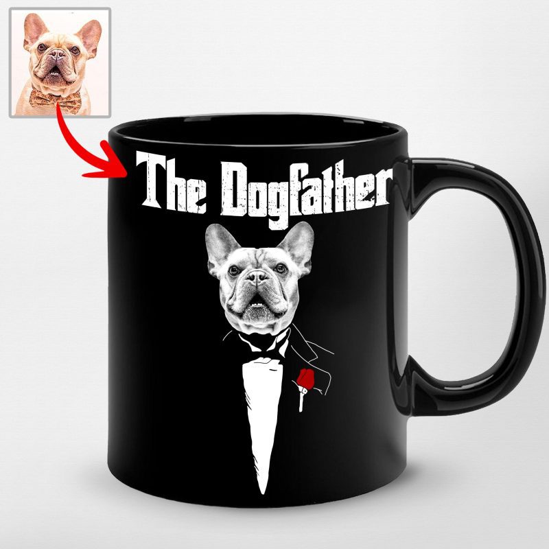 Pawarts - [The DogFather] Personalized Custom Mug For Dog Dad - Pawarts