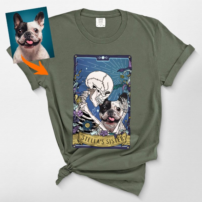 Pawarts | Spooky Customized Comfort Color T-shirts [For Dog's Human] - Pawarts