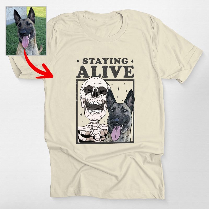 Pawarts | Halloween Vibe Customized T-shirt [For Dog's Human] - Pawarts