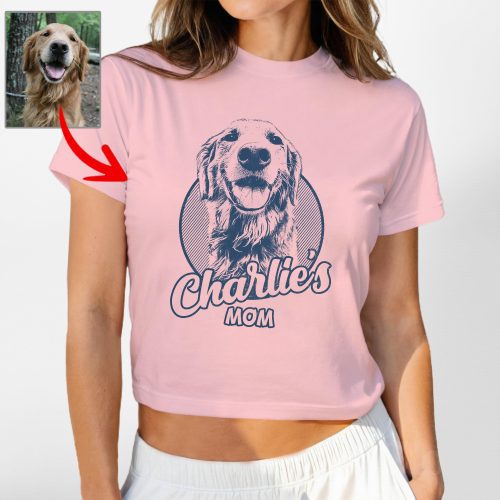 Custom Dog Baby Tee - Hand-Drawn Dog Sketch, Cute Gift for Dog Moms - Pawarts